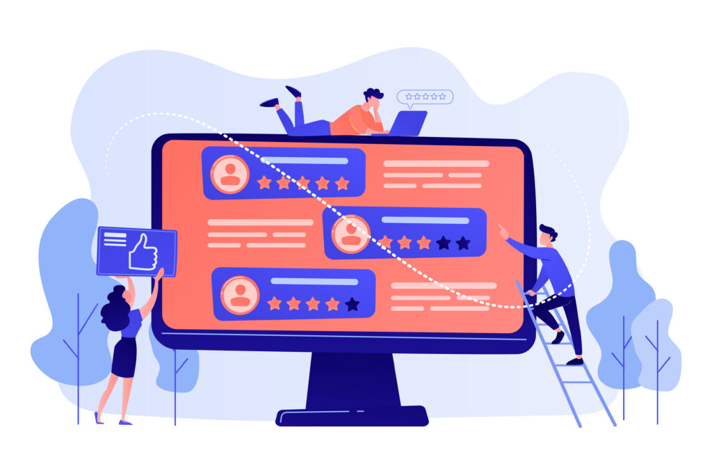 ORM (Online Reputation Management) Customer Reviews and Feedback